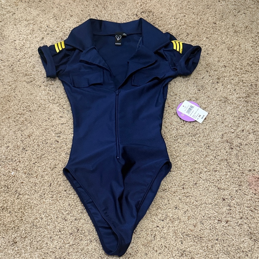 Navy Blue  Pilot One Piece